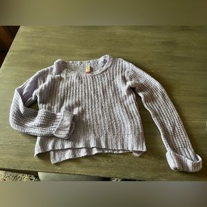 Lilac sparkles No Boundaries sweater. Size Medium